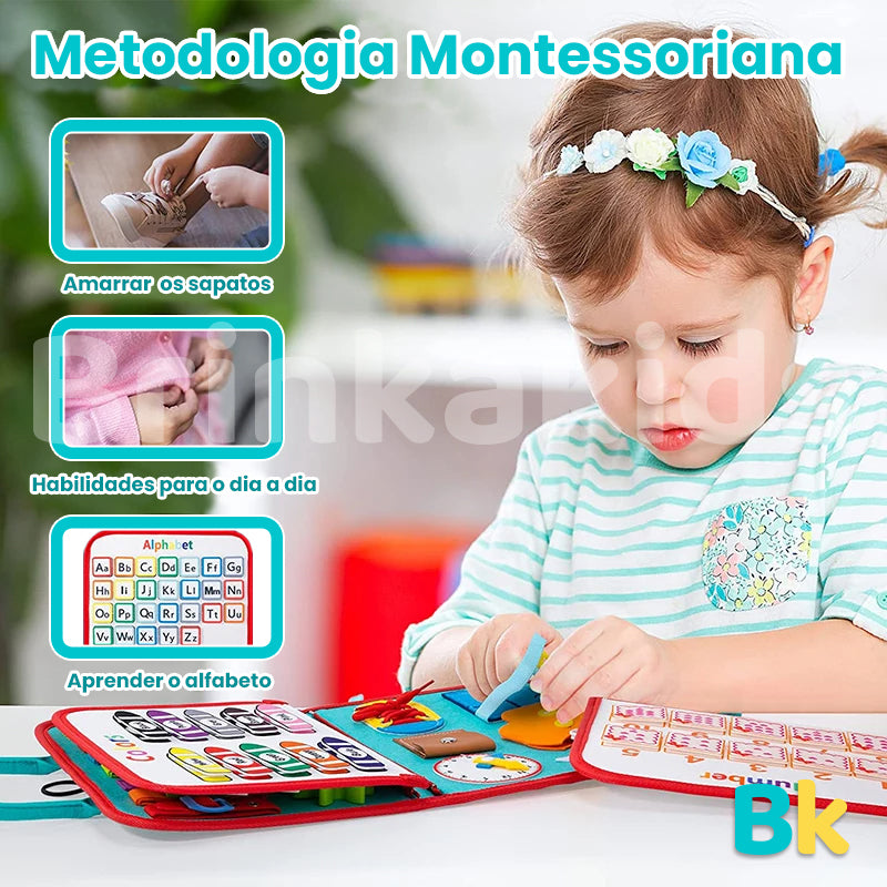 EducaBag - Maleta Sensorial Brinkakids para Desenvolvimento Infantil