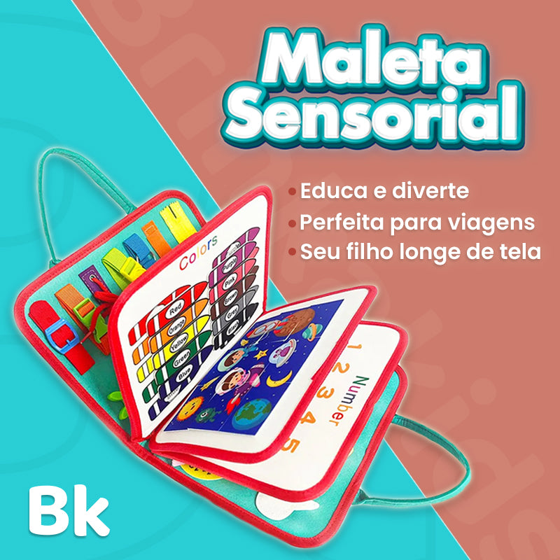 EducaBag - Maleta Sensorial Brinkakids para Desenvolvimento Infantil